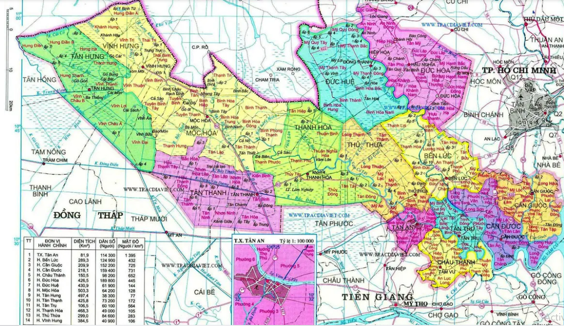 Quy hoạch chung Tỉnh Long An